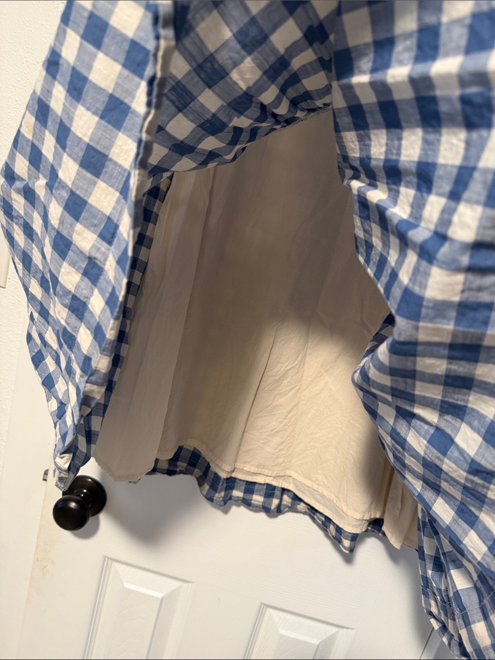 GAP Blue Gingham Tiered Maxi Skirt - Women - Picture 3 of 5
